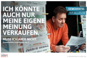 Motiv „Kioskbetreiber“ der Kampagne demokratie-ist-alles.de