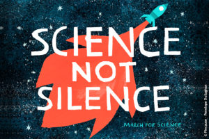 Illustration „March for Science“ © Pincause – Penelope Dullaghan